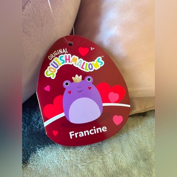 Squishmallows Francine the Purple Frog 8in Plush Limited Edition - Picture 12 of 15
